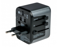 VERBATIM Adapter podróżny UTA-03 49545 180 krajów, ładowarka PD 30W, QC 3.0 3x USB-C , 2x USB-A KAE1CVEWXX05 - 1192948 - zdjęcie 2